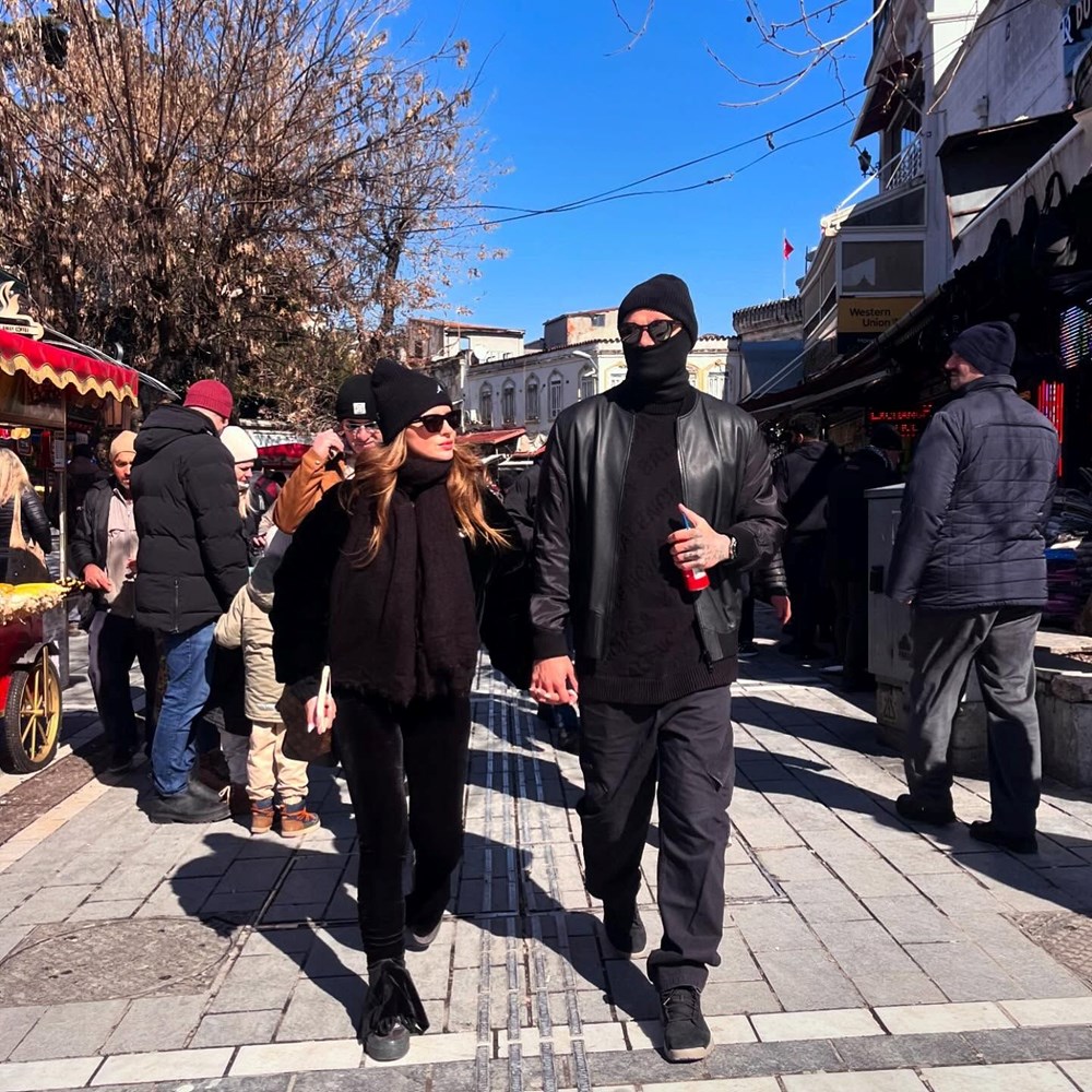 Icardi ve sevgilisi China Suarez'in İstanbul turundan yeni fotoğraflar: Tanınmamak için maske taktı! - 1