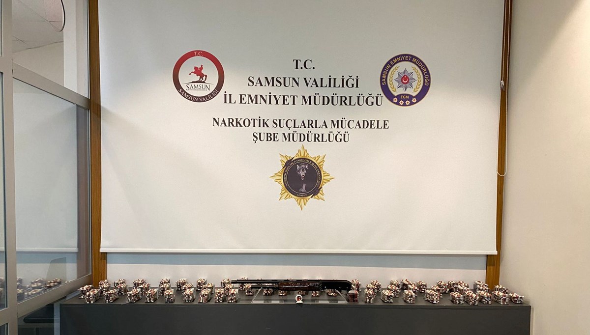 Samsun'da uyuşturucu operasyonu