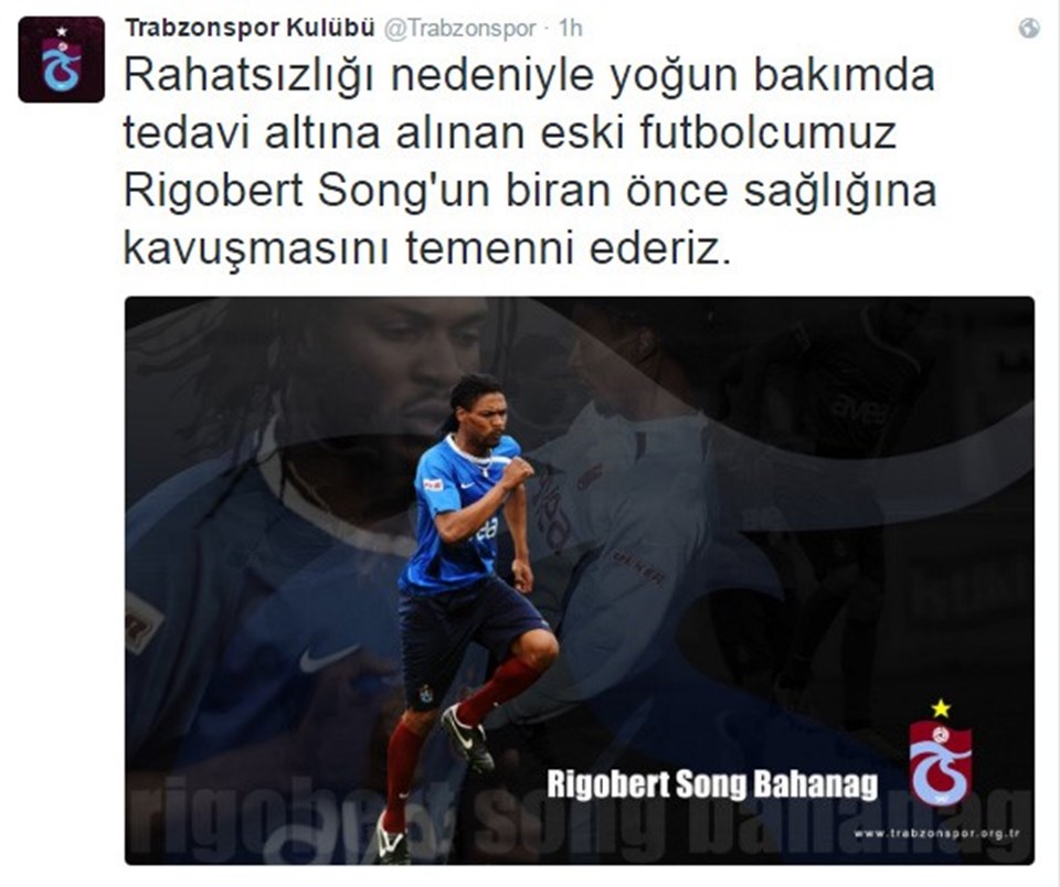 Galatasaray'ın eski yıldızı Rigobert Song yoğun bakımda - 2