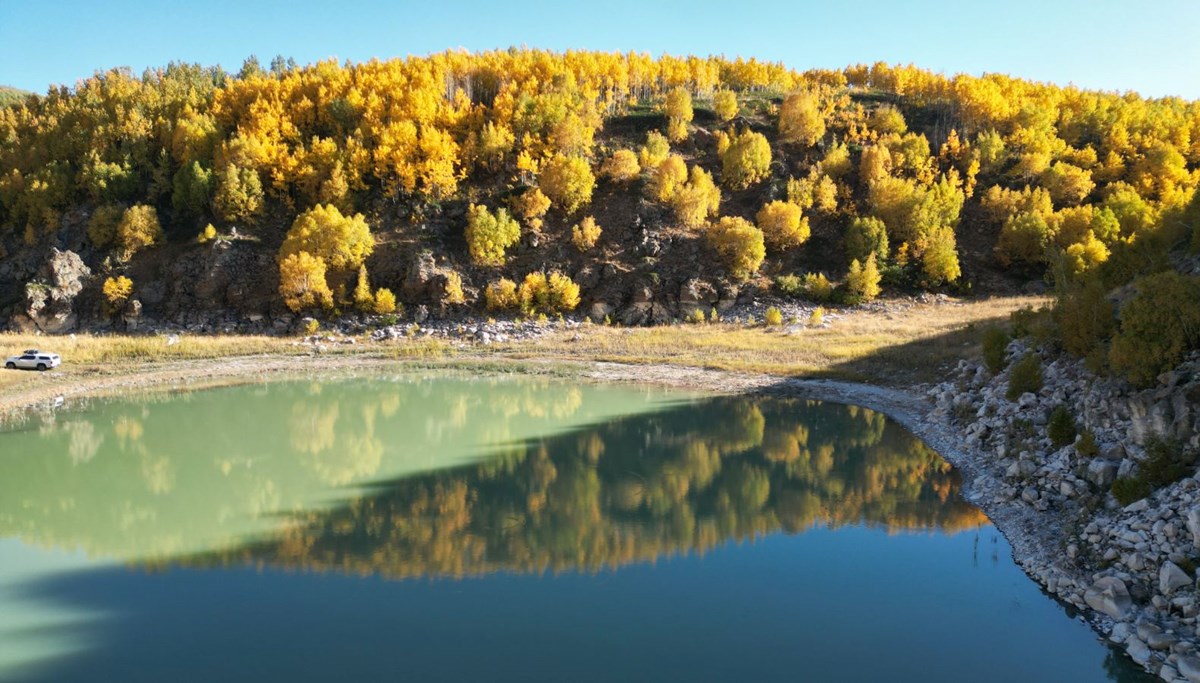 'Mükemmeliyet Ödülü' almıştı: Nemrut Krater Gölü'nde sonbahar güzelliği
