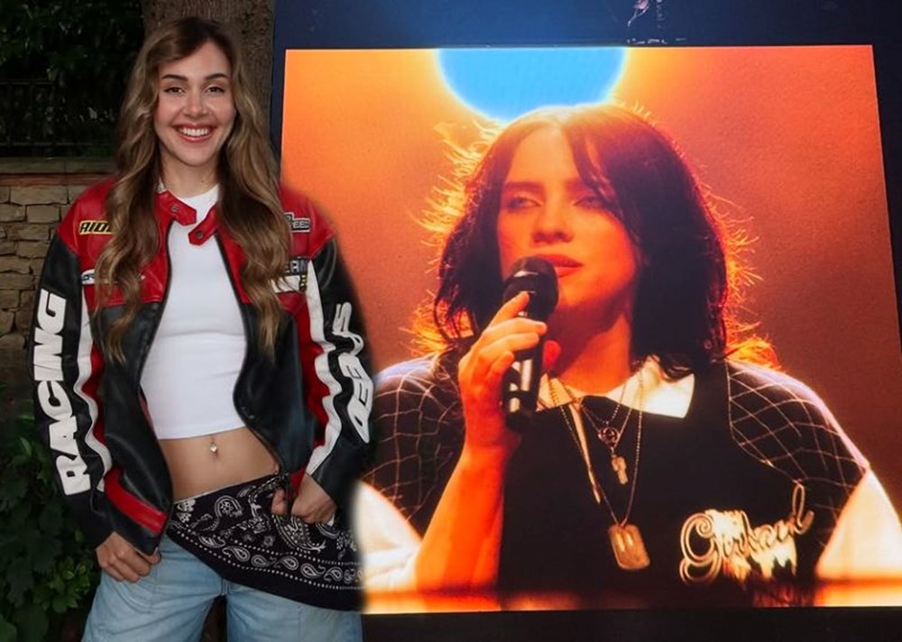 Berfu Yenenler'in büyük mutluluğu: Billie Eilish konserinden kareler - 1