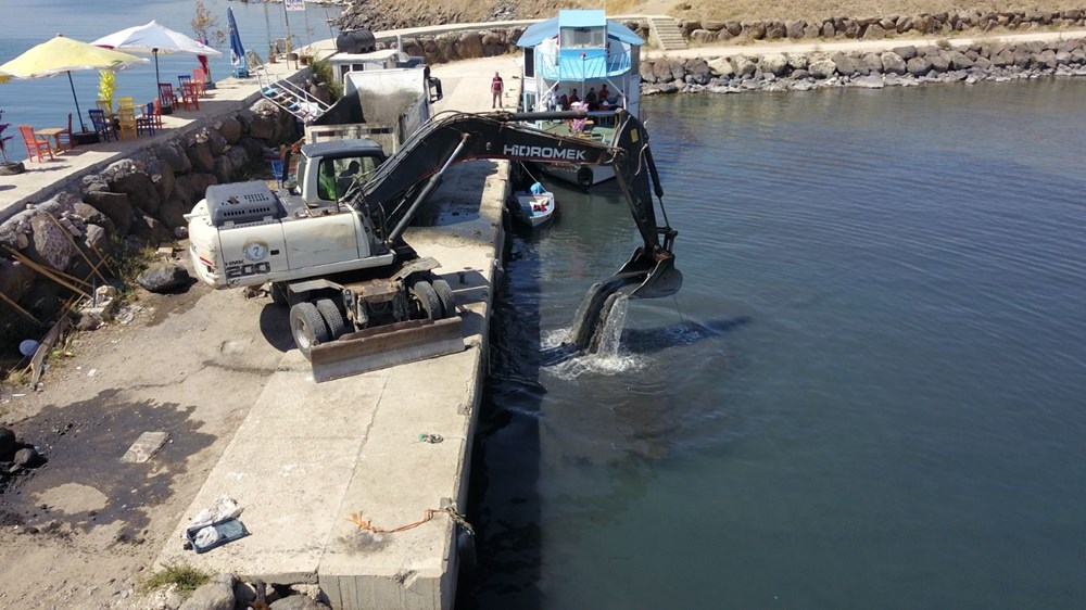 Van Gölü'nde kuraklık: Teknelere iş makineleri yol açtı - 6