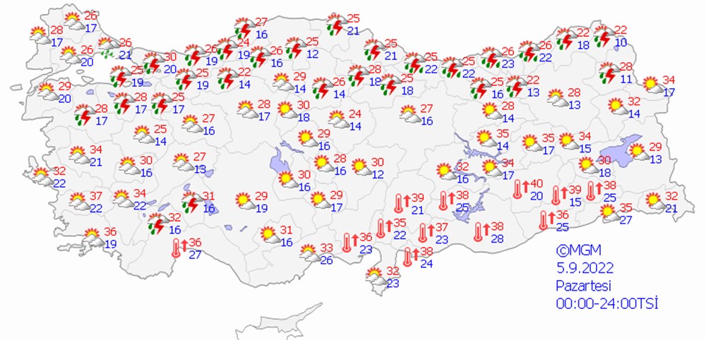 Meteoroloji uyardı: Sıcaklıklar düşecek (Bugün hava nasıl olacak?) - 6