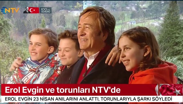 Erol Evgin ve torunları NTV'de