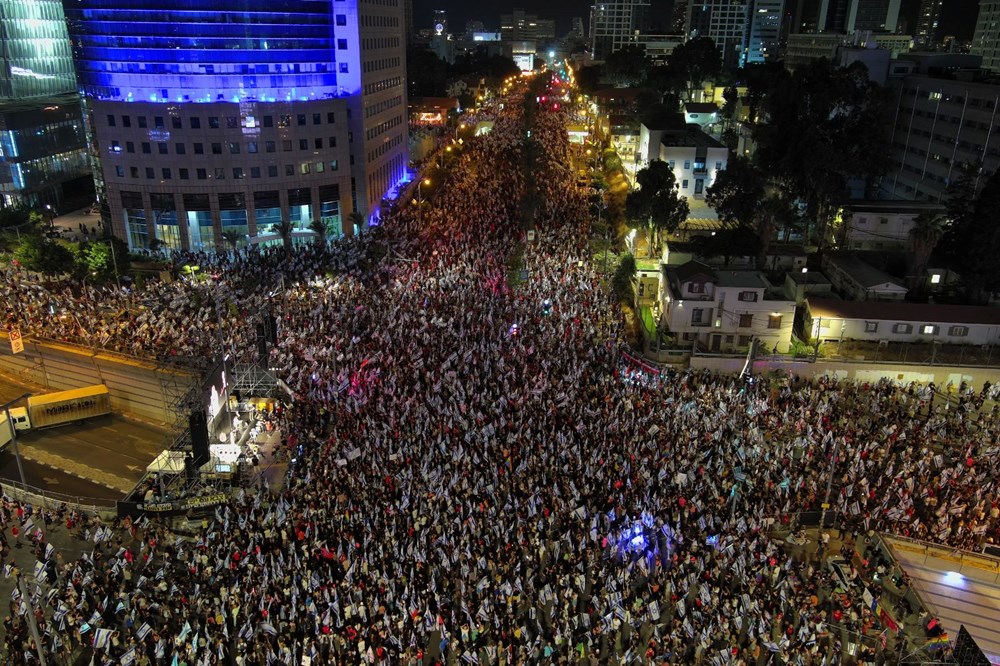 İsrail'de protestolar 8. ayında: Hükümetin yargı düzenlemesine tepkiler sürüyor - 14