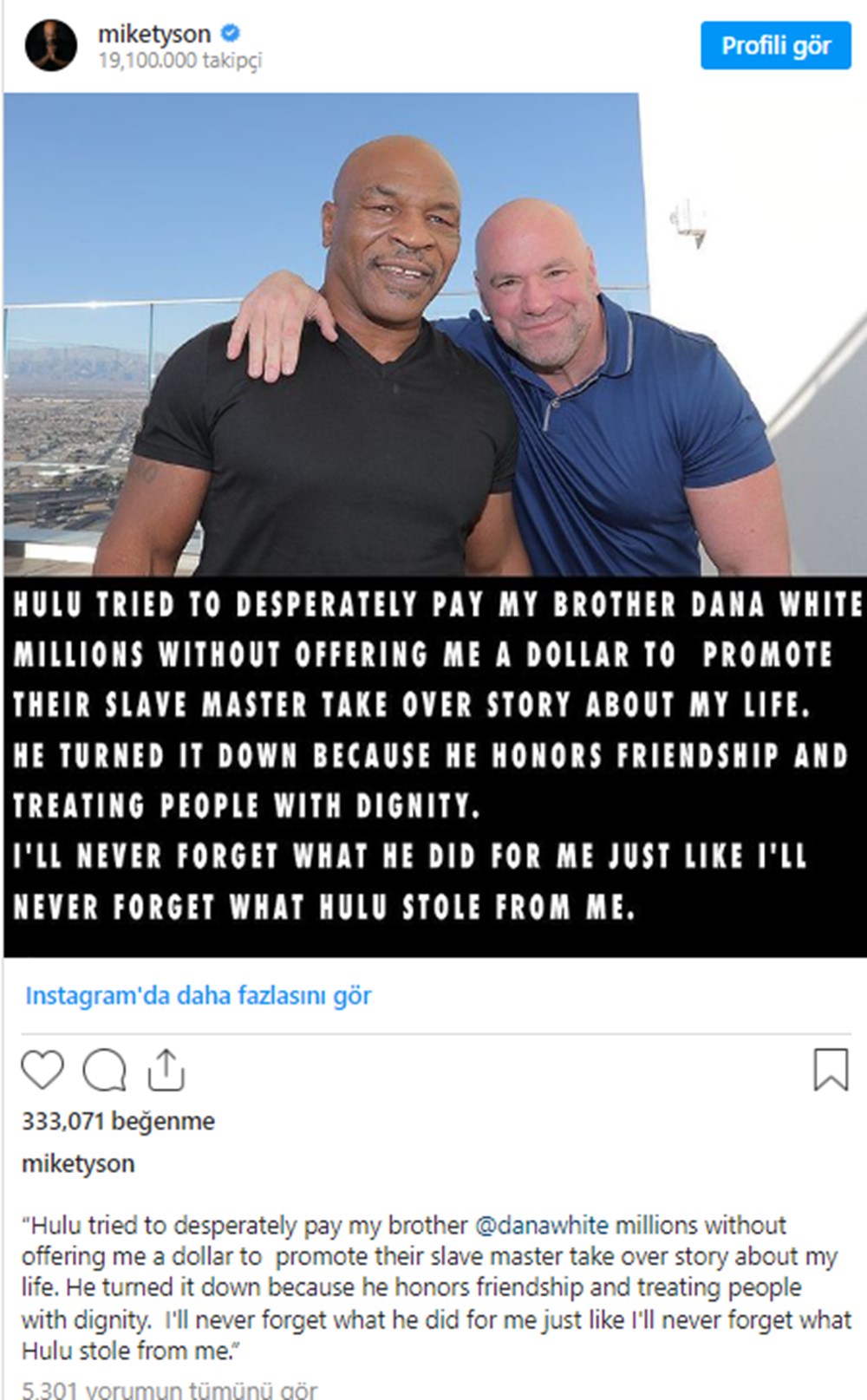 Mike Tyson'dan hayatını dizi yapan platforma'köle efendisi' yakıştırması - 3