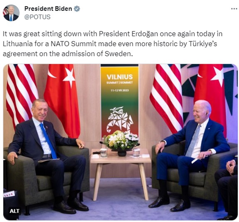 Beyaz Saray'dan Erdoğan-Biden görüşmesine ilişkin açıklama - 1