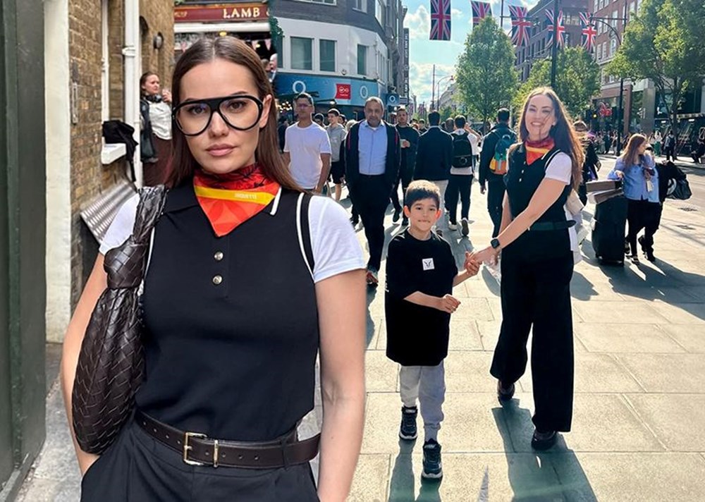 Fahriye Evcen'den Londra pozları - 1