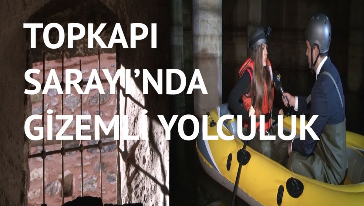 NTV ekibi Topkapı Sarayı’nın sarnıçlarında