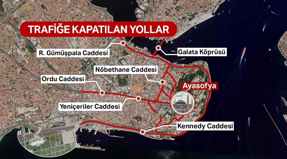 Ayasofya-i Kebir Cami-i Şerifi ibadete açılıyor  (Ayasofya'da 86 yıl sonra ilk namaz) - 8