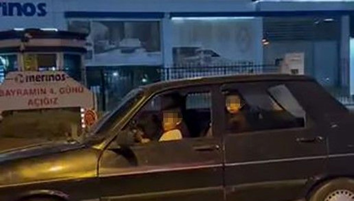 Arabayı çocuğa sürdürdü Arabayı çocuğa sürdürdü