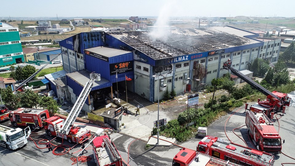 Hadımköy'de fabrika yangını - 3