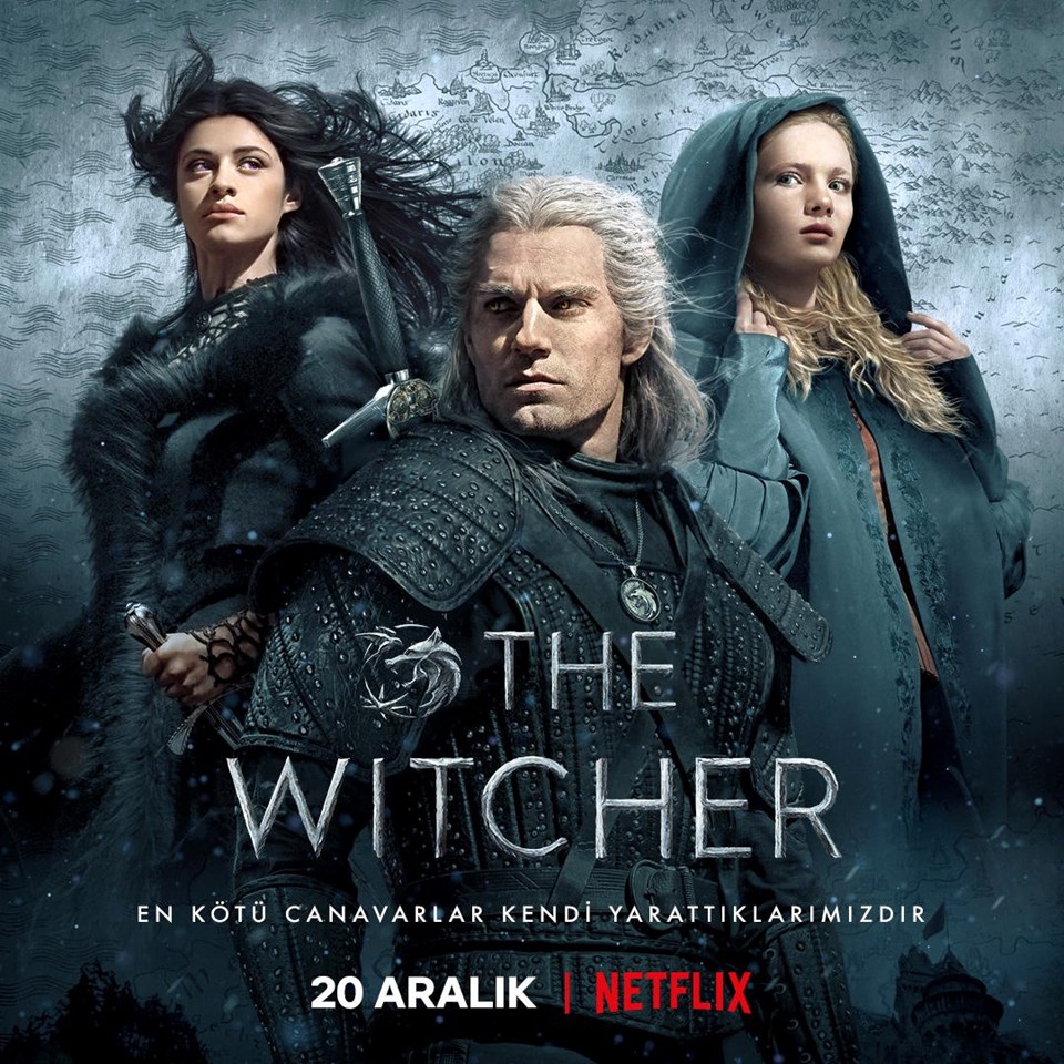 Netflix dizisi The Witcher’ın afişi yayınlandı - 1