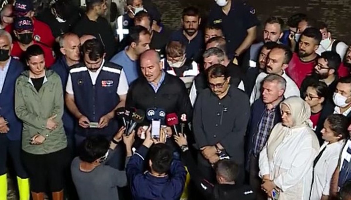 İçişleri Bakanı Soylu: Kastamonu'da 62, Sinop'ta 15 kayıp ihbarı var