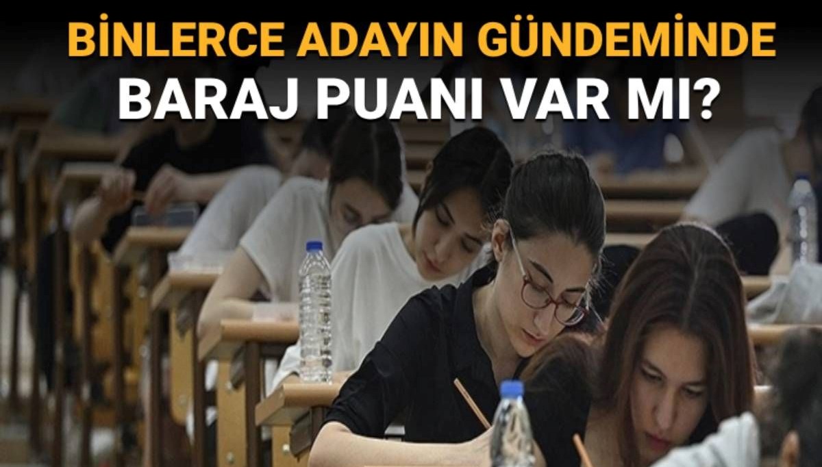 YKS'de baraj var mı? TYT'den kaç puan almak gerekiyor, baraj var mı?