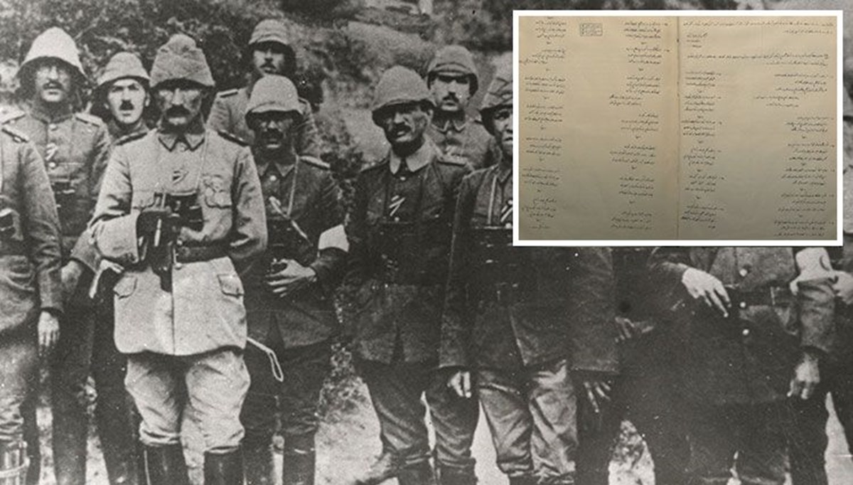 Atatürk'ü duygulandıran destan!  Çanakkale Savaşları sırasında tüm cephelerde yapılmış