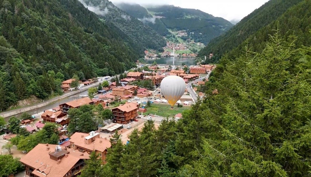 Uzungöl'de bir ilk: Doğa harikası kuş bakışı izlenecek