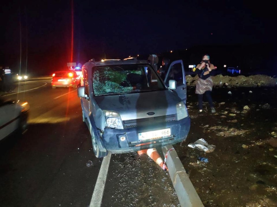 Kütahya'da aracın çarptığı trafik polisi şehit oldu - 1