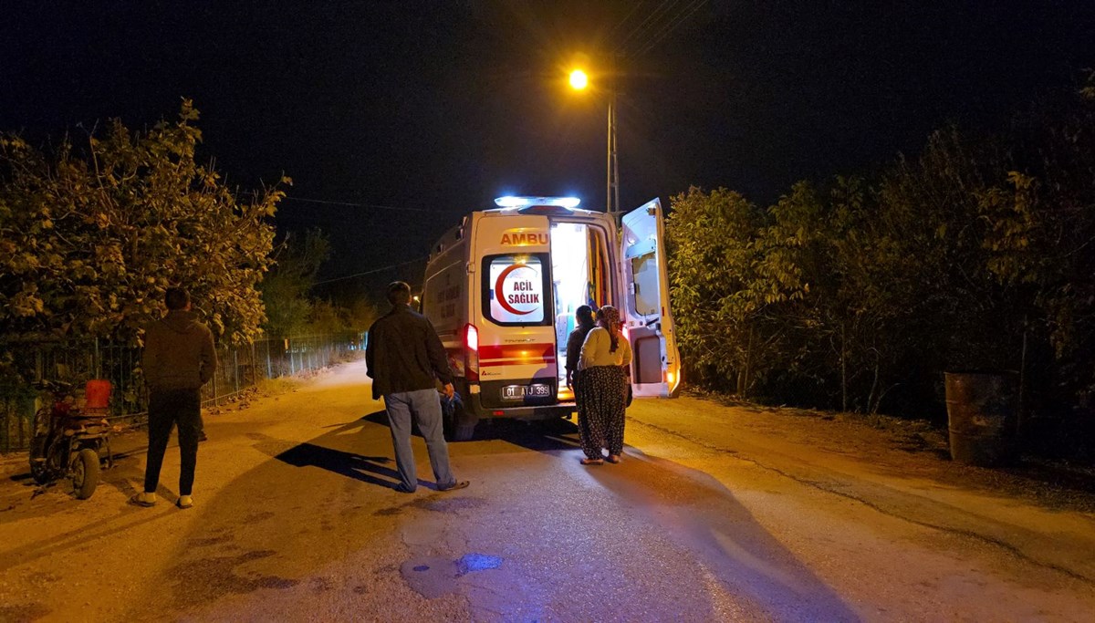 Kozan’da sobadan çıkan yangında bir kişi dumandan etkilendi