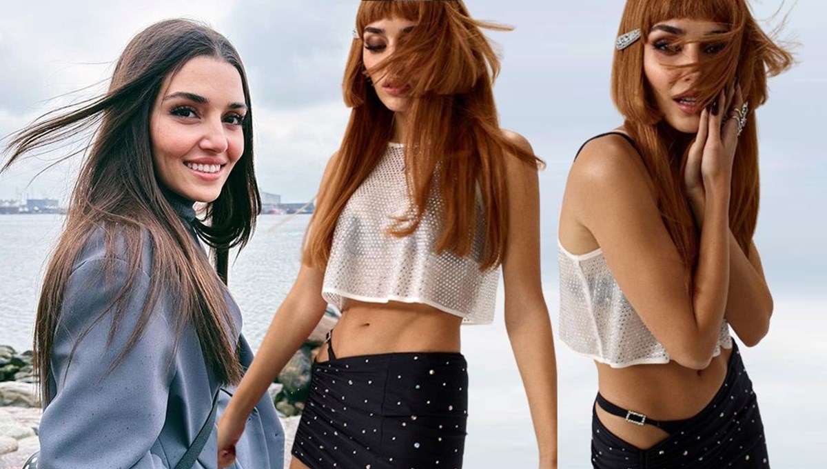 Hande Erçel imaj değiştirdi (Ünlülerin değişimi) Hande Erçel imaj değiştirdi (Ünlülerin değişimi)