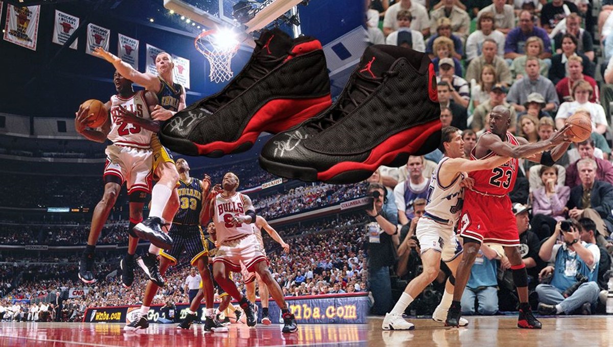 Michael Jordan'ın 1998 NBA finali ayakkabıları açık artırmada