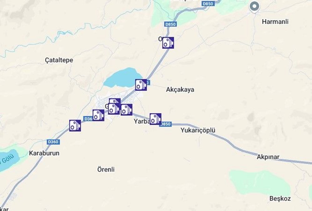 Yola çıkacaklar dikkat... Sabit radar noktaları belli oldu - 4