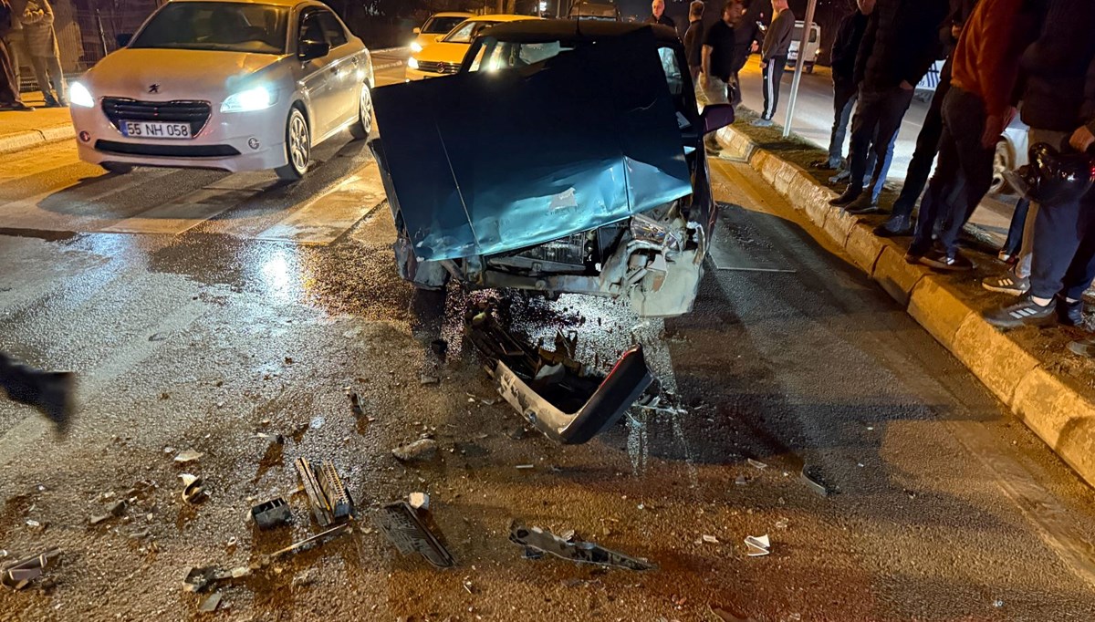 Tokat'ta zincirleme kaza meydana geldi: 2 kişi yaralandı