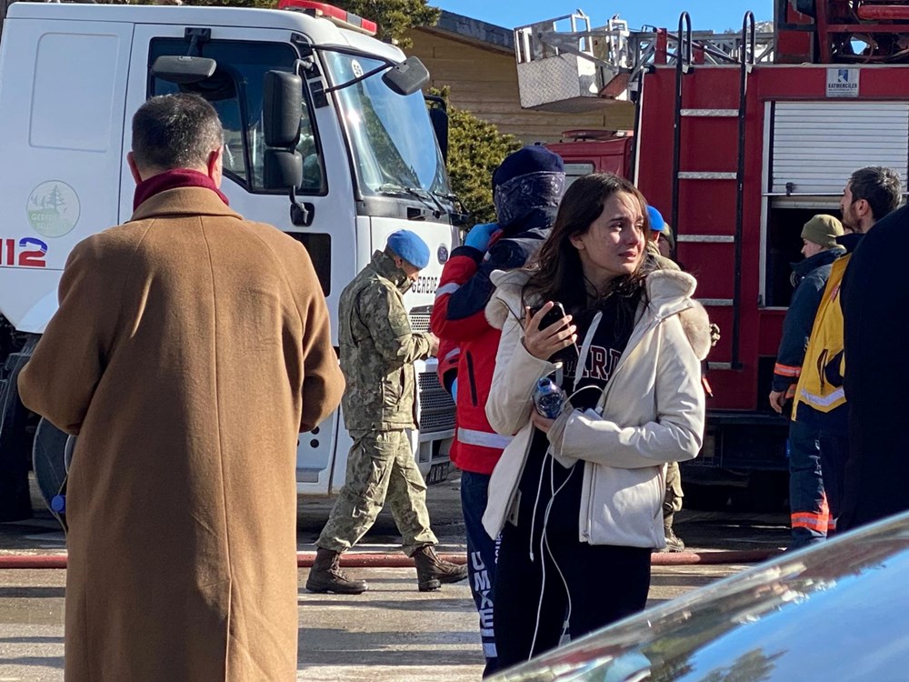 Kartalkaya'da yangın faciası: Otel önünde acı bekleyiş! - 7