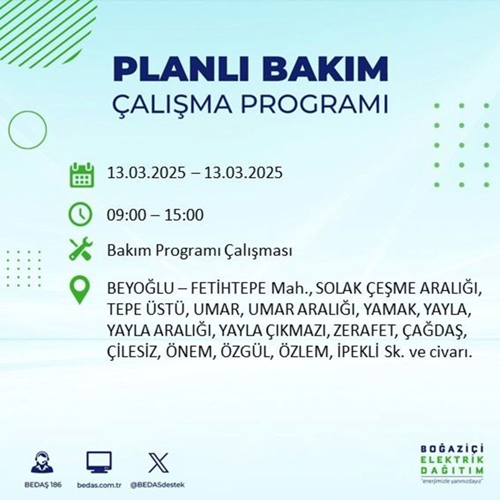 İstanbul'da Elektrikler Ne Zaman Gelecek? 19 İlçede Kesinti Alarmı (13 Mart Kesinti Haritası) 80 iwc9sQIs6kG22ZarfUJLCA