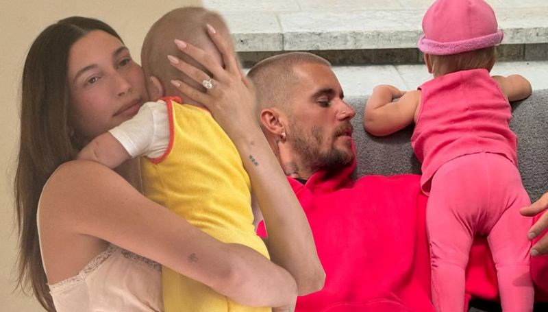 Bieber çiftinin oğulları Jack Blues 1 yaşında