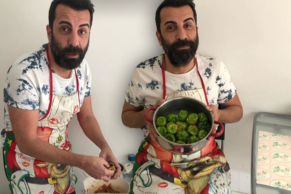 Corona g�nlerinde �nl�lerin ev halleri