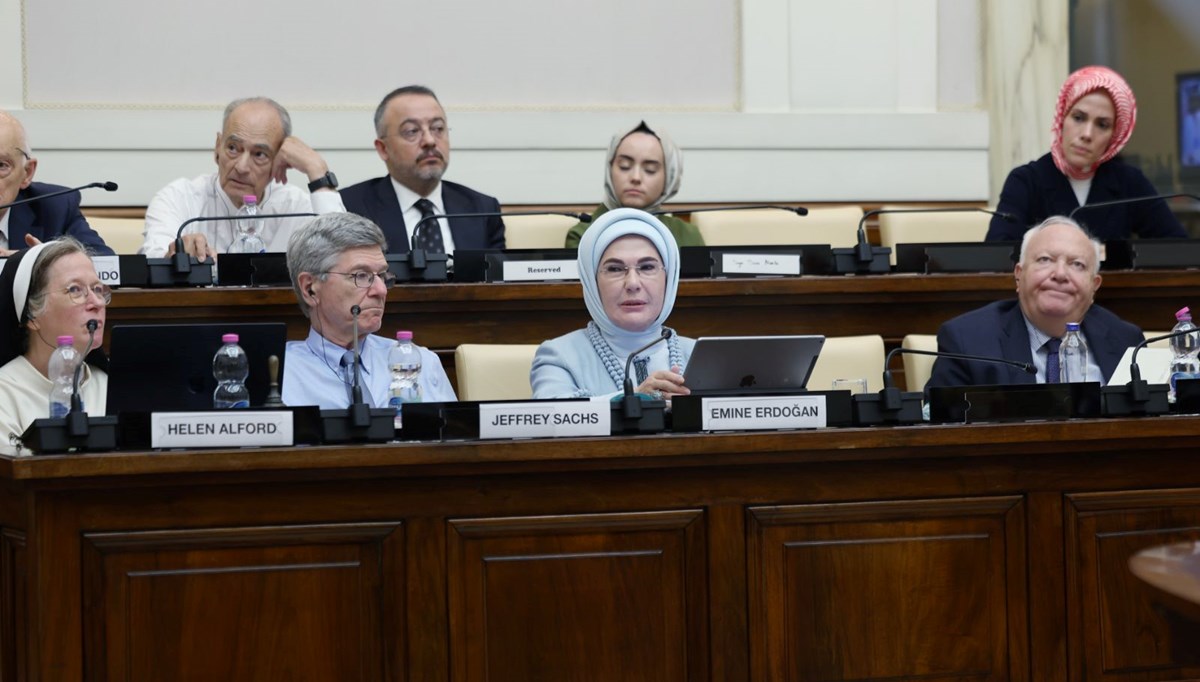 Emine Erdoğan, Vatikan'da konuştu