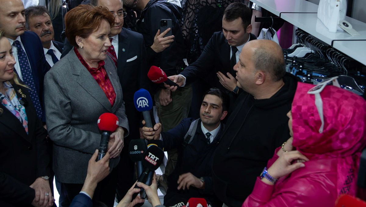 Meral Akşener'den Ankara'da esnaf ziyareti