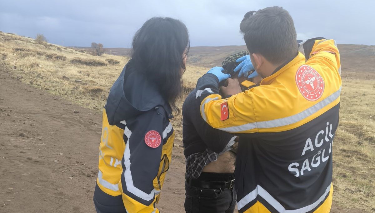 Yanına yıldırım düşen şahıs yaralandı