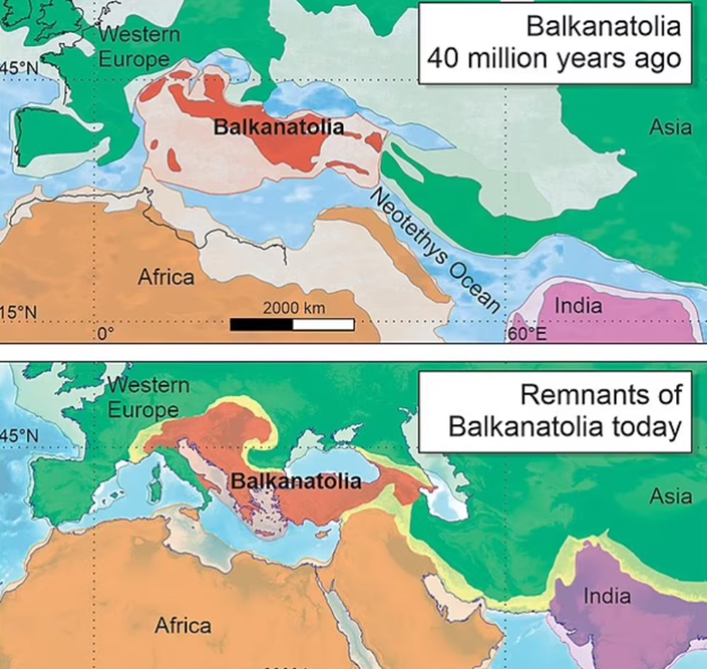 KAYIP KITA 40 MİLYON YIL SONRA KEŞFEDİLDİ: TÜRKİYE DE İÇİNDE Kayıp kıta 40 milyon yıl sonra keşfedildi: Türkiye de içinde - 4