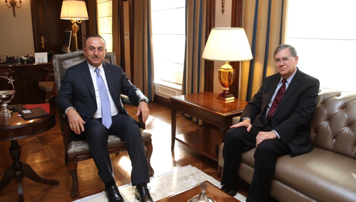 SON DAKİKA: Dışişleri Bakanı Çavuşoğlu, ABD Büyükelçisi Satterfield'ı kabul etti