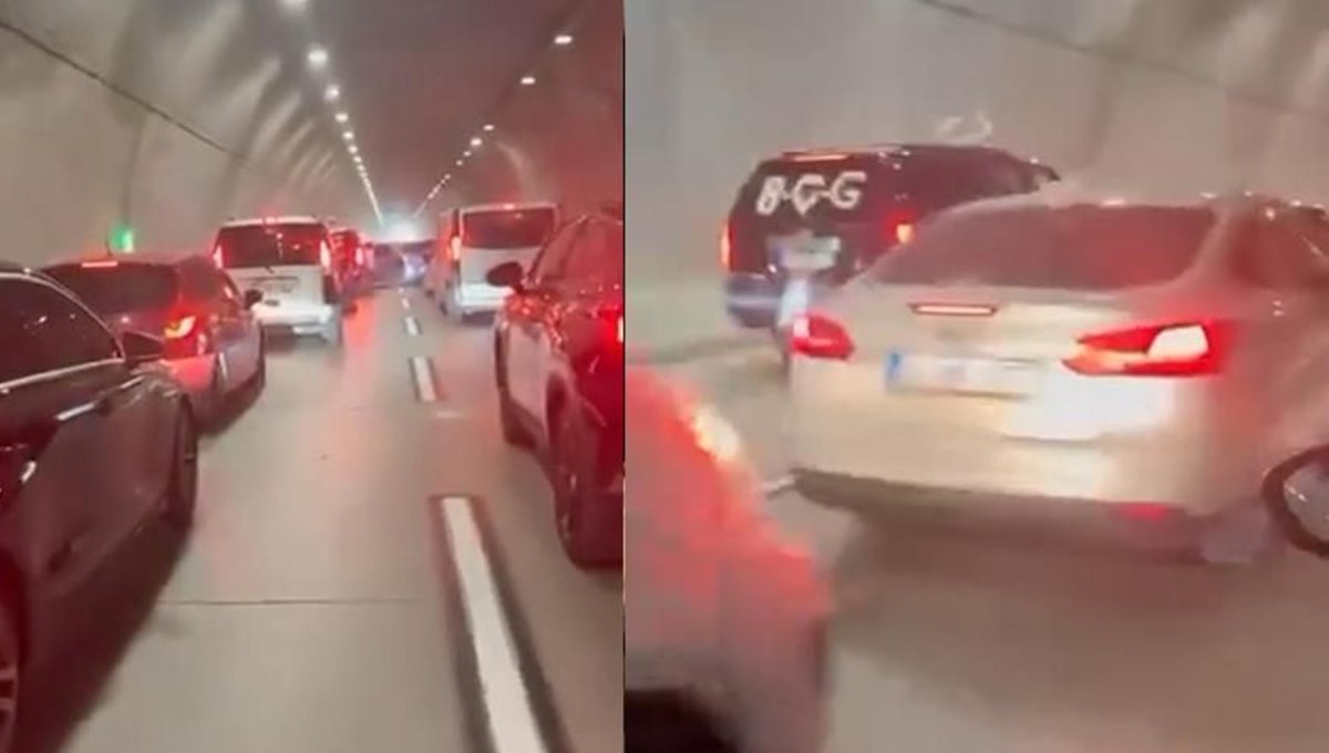 İstanbul'da düğün konvoyu terörü: Çamlıca Tüneli'ni kapattılar İstanbul'da düğün konvoyu terörü: Çamlıca Tüneli'ni kapattılar