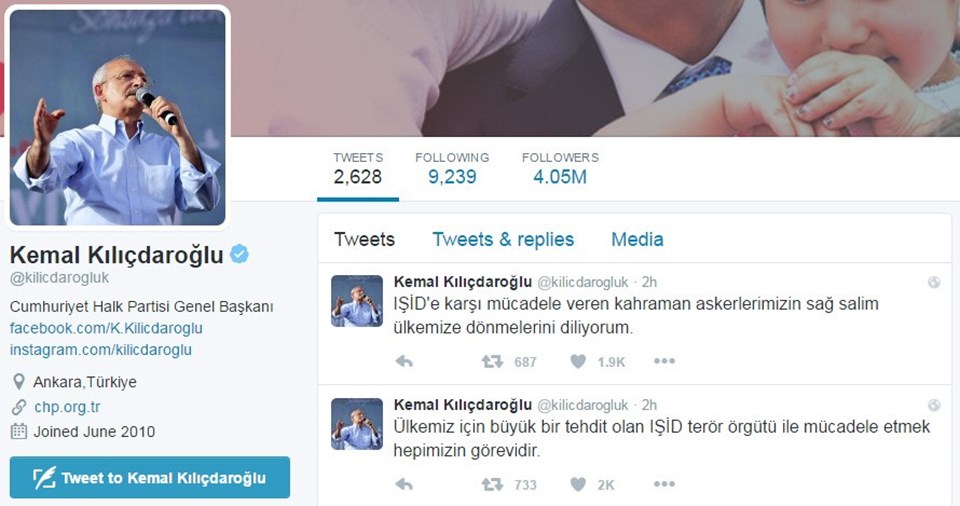 CHP lideri Kılıçdaroğlu'dan Cerablus açıklaması - 1