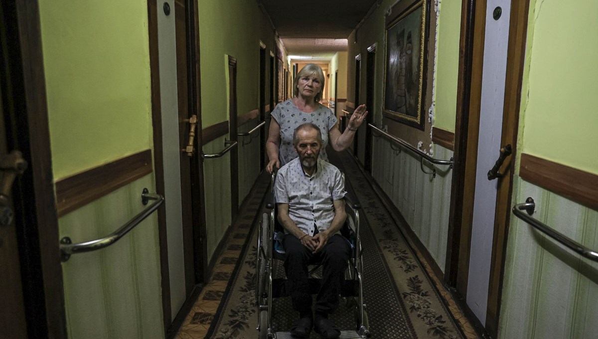 Ukrayna'daki Harkov Sanatoryumu, savaşta evlerini kaybedenler için sığınağa dönüştü