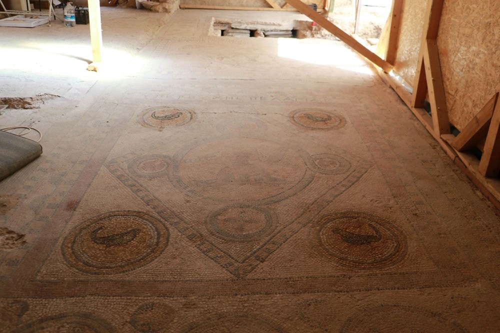 Balatlar Kazısı’nda, Zeugma'dakilere benzer mozaikler bulundu - 3