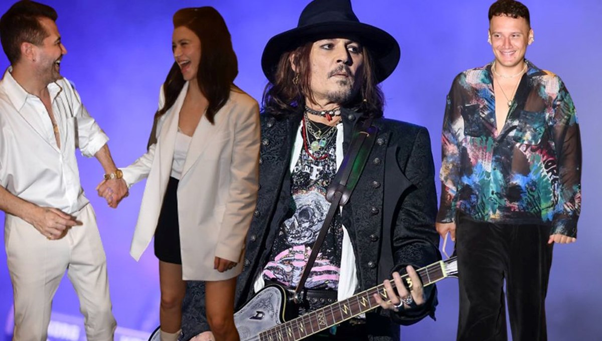 Johnny Depp'in doğum günü partisine ünlü akını