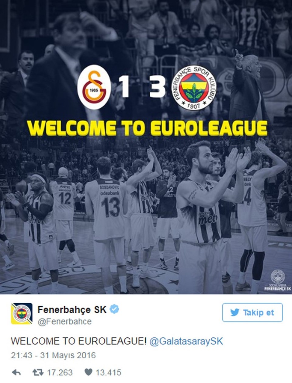 Fenerbahçe'den 'Hoşgeldin' göndermesi! - 1