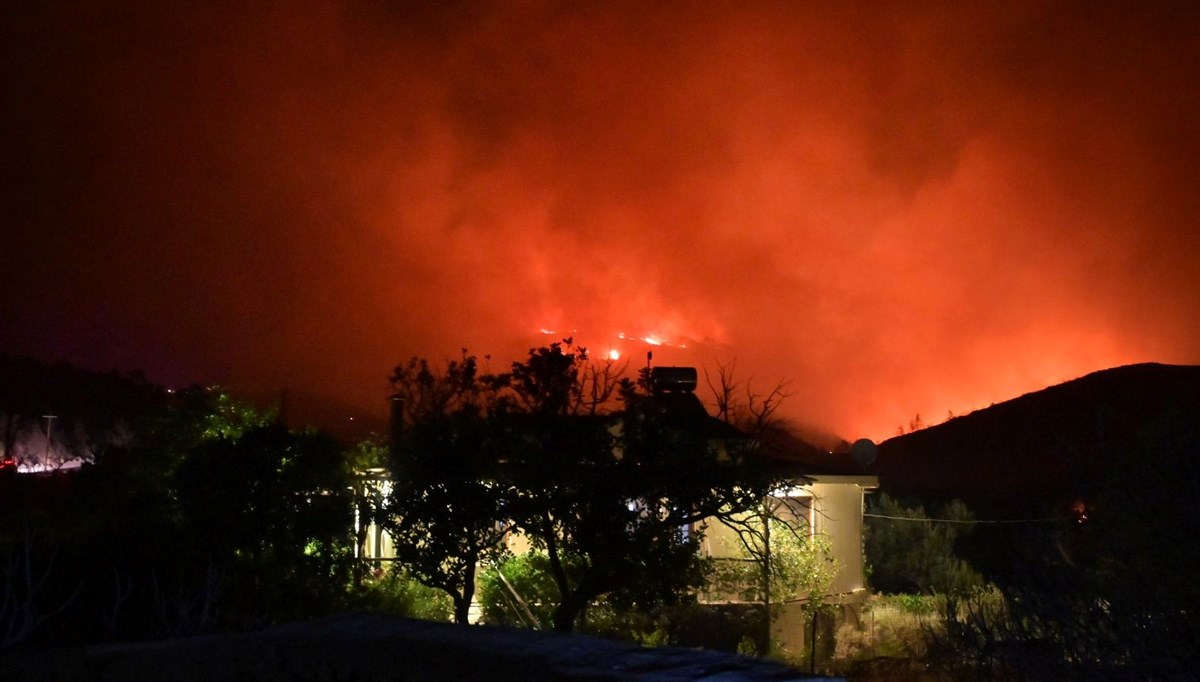 Yunanistan'da orman yangınları: 5 kişi yaralandı