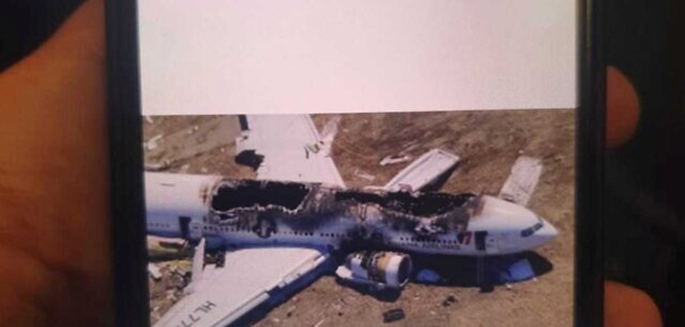 Tel Aviv-İstanbul uçağında panik: Yolculara kaza yapan uçak fotoğrafı gönderildi - 1