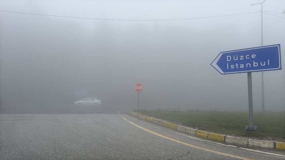 Bolu Dağı'nda göz gözü görmüyor: Görüş mesafesi 30 metre - 1
