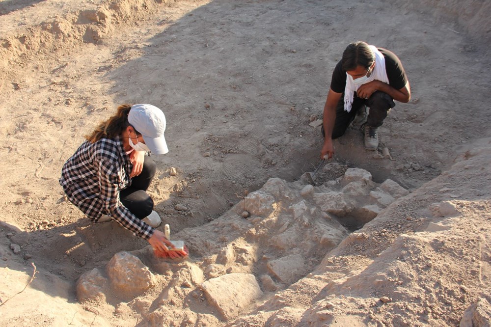 Adıyaman'daki Perre Antik Kent'teki kazılarda 9 adet üzüm işliği bulundu - 3