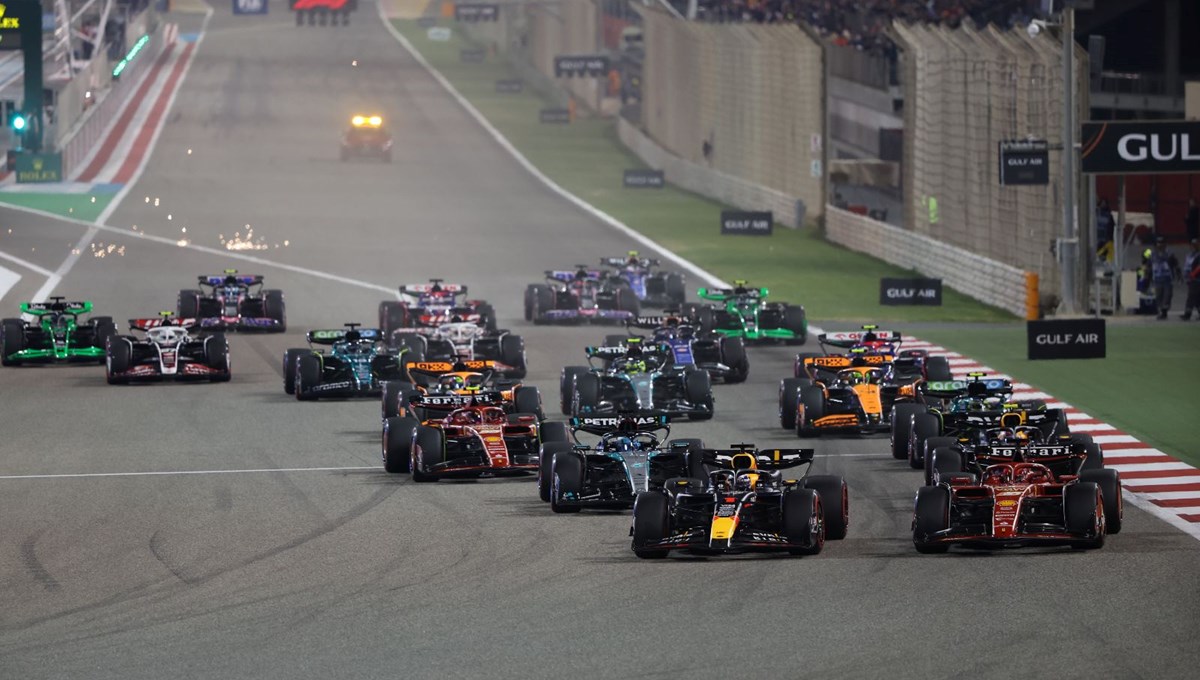 Formula 1'de sezonun ilk yarışı Verstappen'in