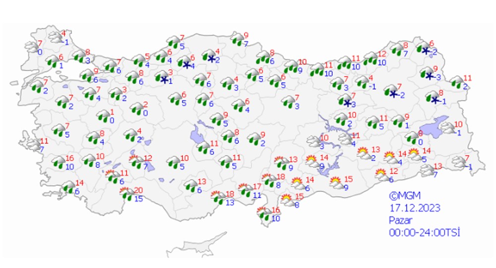 İstanbul dahil 7 il için sarı ve turuncu kodlu uyarı (Hafta sonu hava nasıl olacak?) - 18