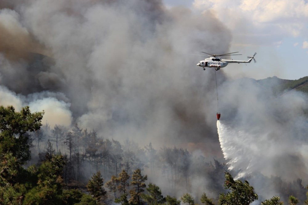 Çanakkale'de orman yangını - 9