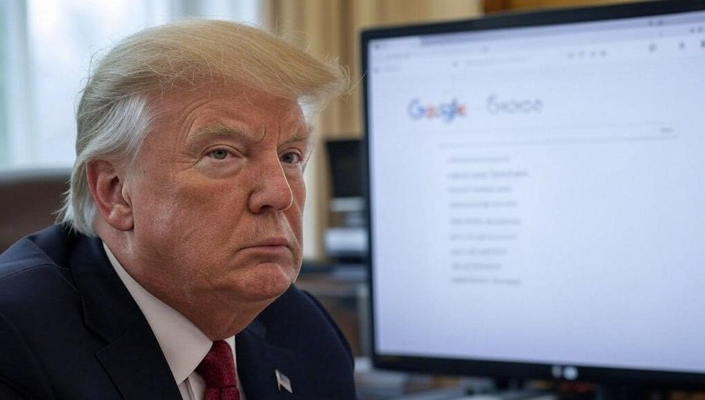 Google'de Trump izleri! 